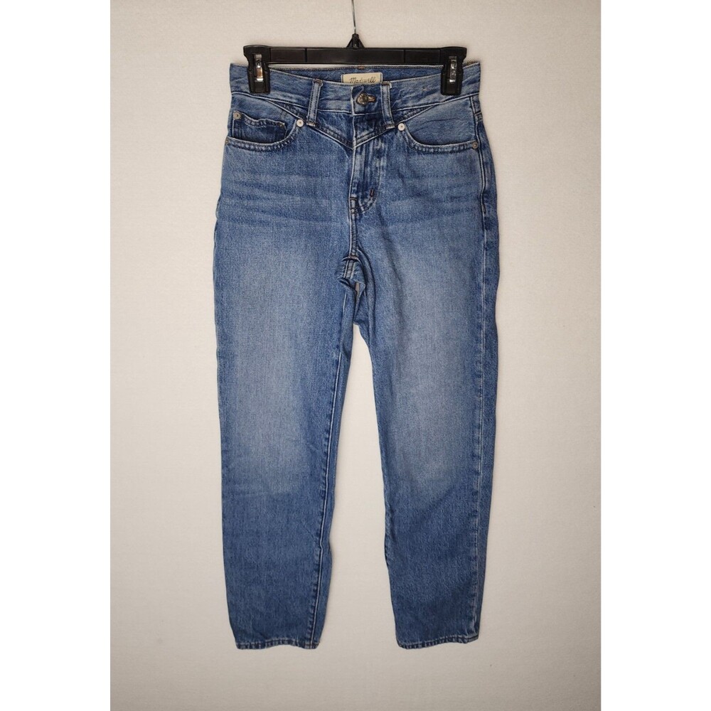 Madewell Jeans The Slouchy Boy Jean Medium Wash V-Front Classic Womens Size 23